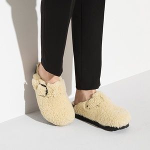 Birkenstock papillio Boston shearling clog - very lightly worn